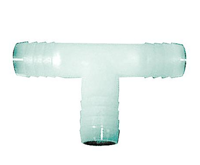 * 33436W Brass Fittings Plastic Hose Barb Tee 5/8 X 5/8 X 5/8 / Drawer #287 -Modern Boat Sales & Service