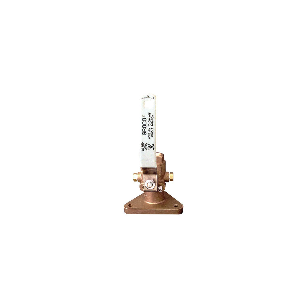 Groco FBV Bronze Full-Flow Tri-Flange Seacock -Modern Boat Sales & Service