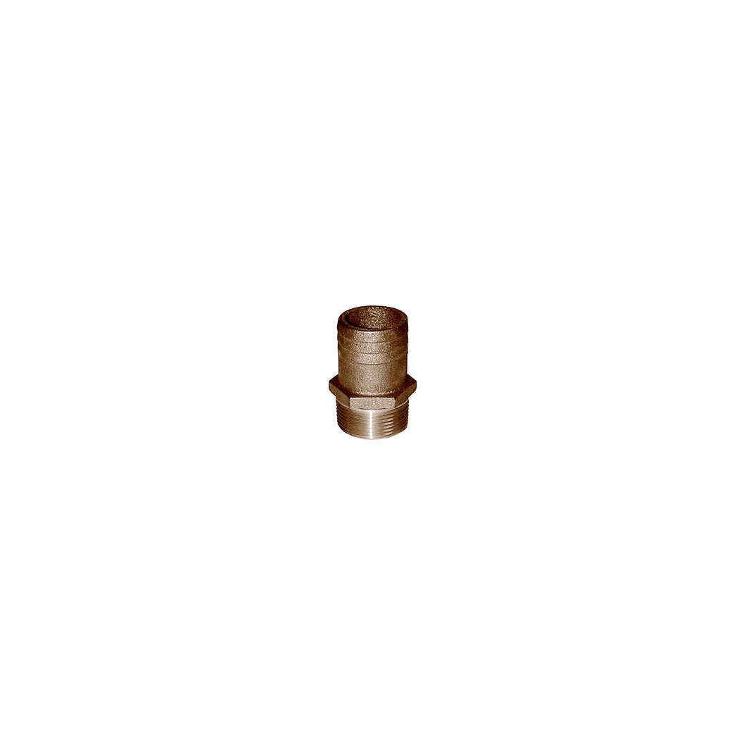 Groco FF Bronze Full Flow Pipe-To Hose Adapter With NPT Thread -Modern Boat Sales & Service