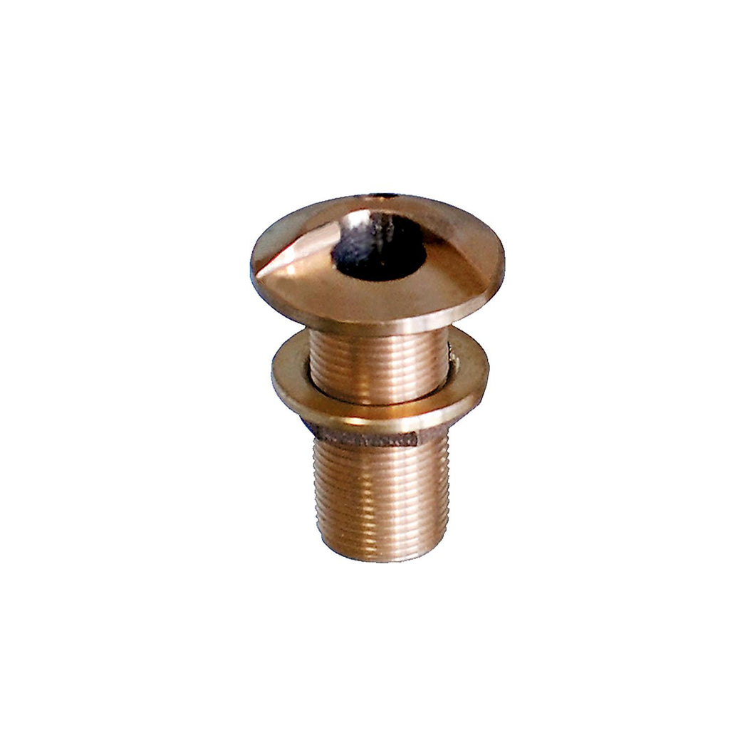 Groco HSTH Bronze High Speed Standard Length Thru-Hull w/Nut 1-1/4