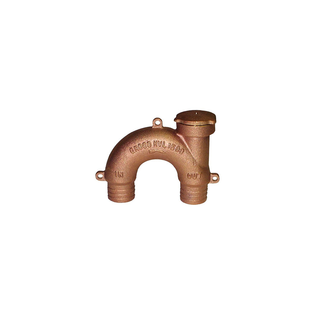 Groco HVL750 Bronze Vented Loop For Hose -Modern Boat Sales & Service