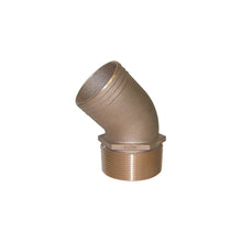 Groco PTHD Bronze Standard Flow, 45 Degree, Pipe-To-Hose Adapter With NPT Thread -Modern Boat Sales & Service