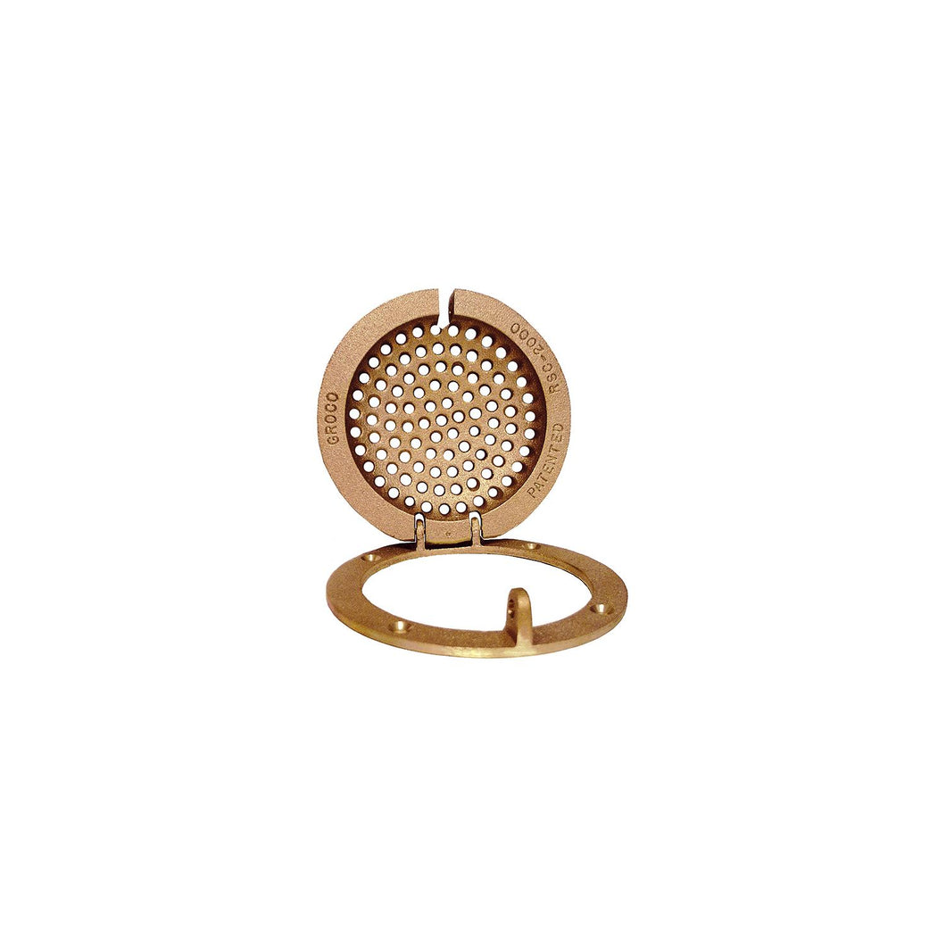 Groco RSC Bronze Round Hull Strainer With Access -Modern Boat Sales & Service