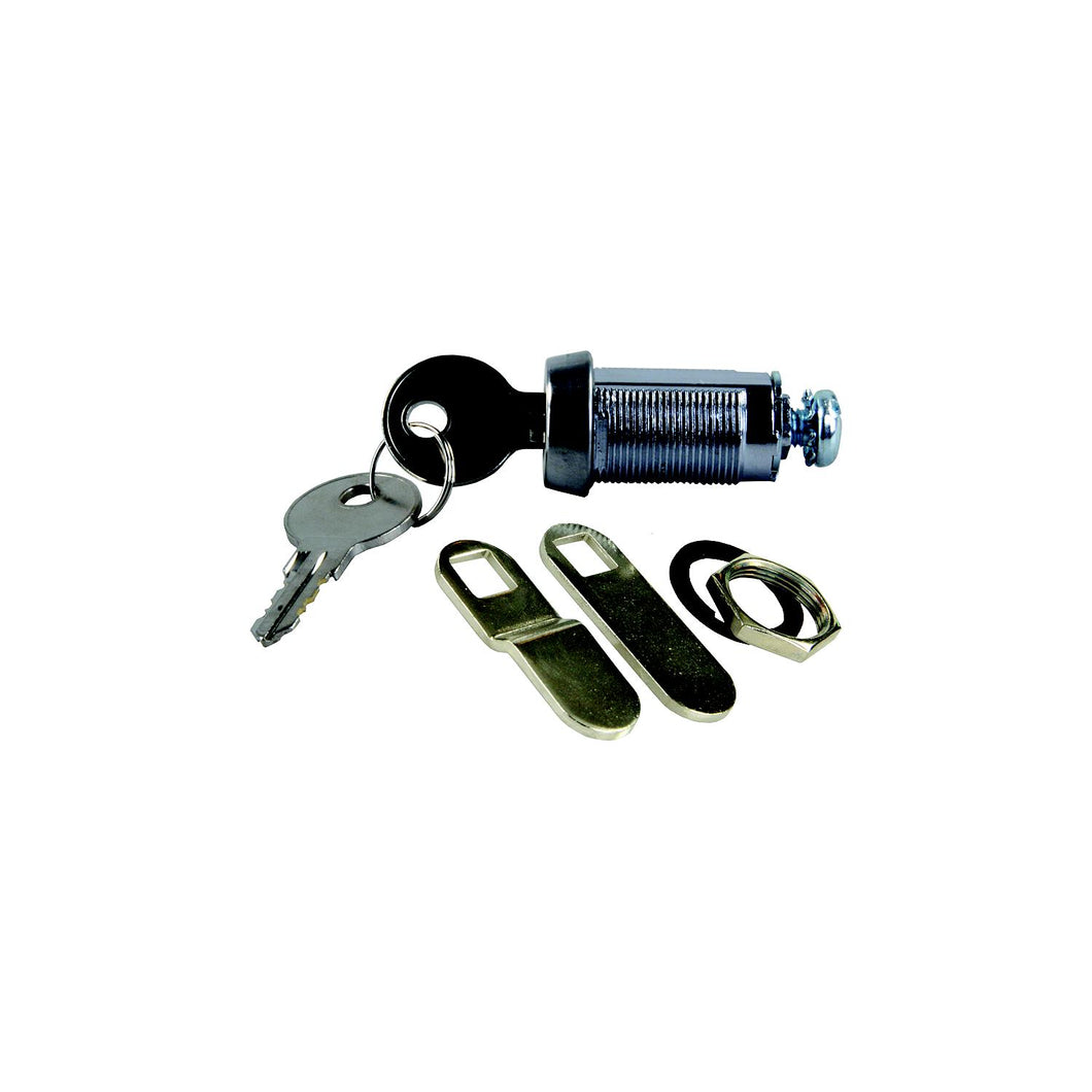 JR Products Deluxe Compartment Door Key Lock, 1-1/8