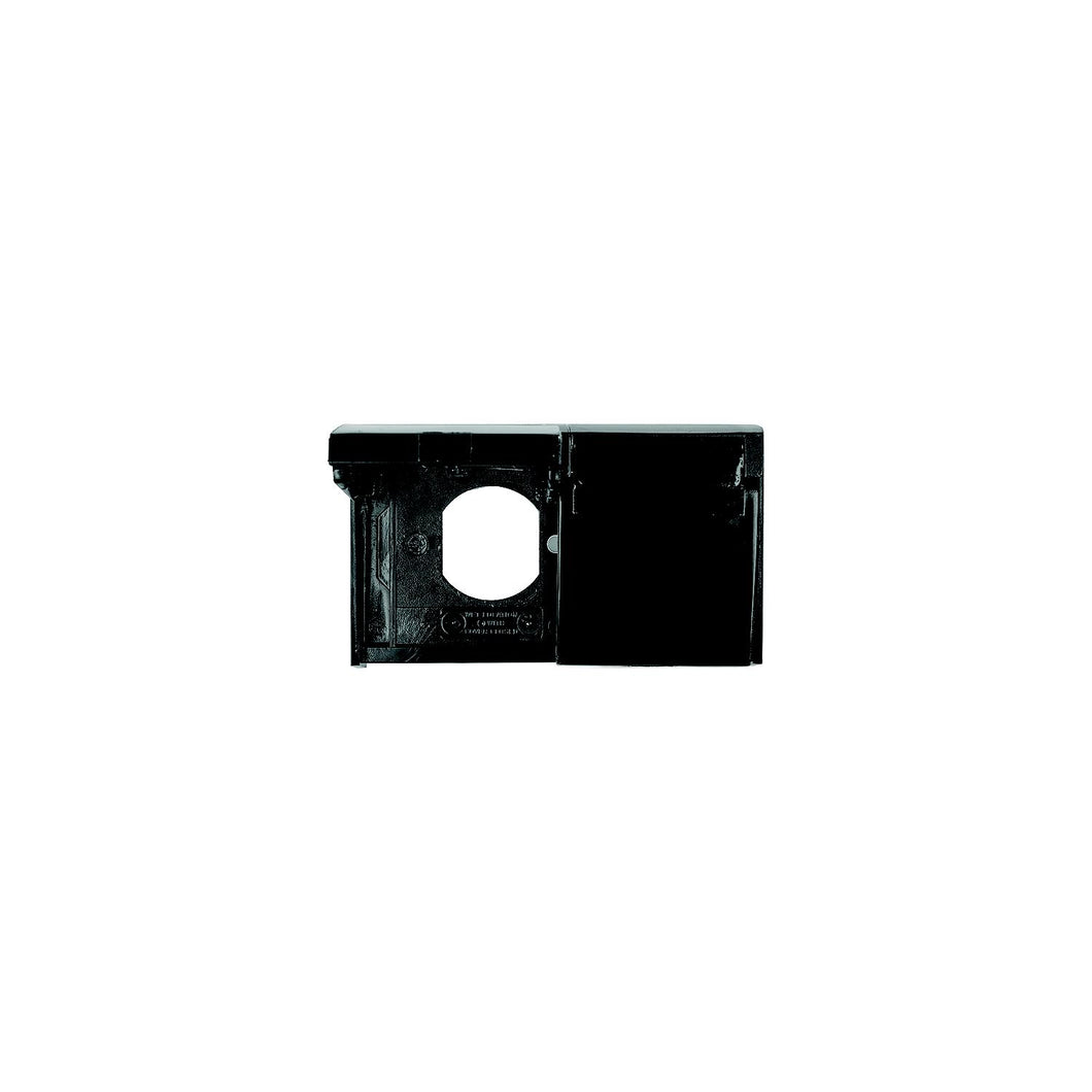 JR Products 0512115 Black Duplex Weatherproof RV Outlet Cover -Modern Boat Sales & Service