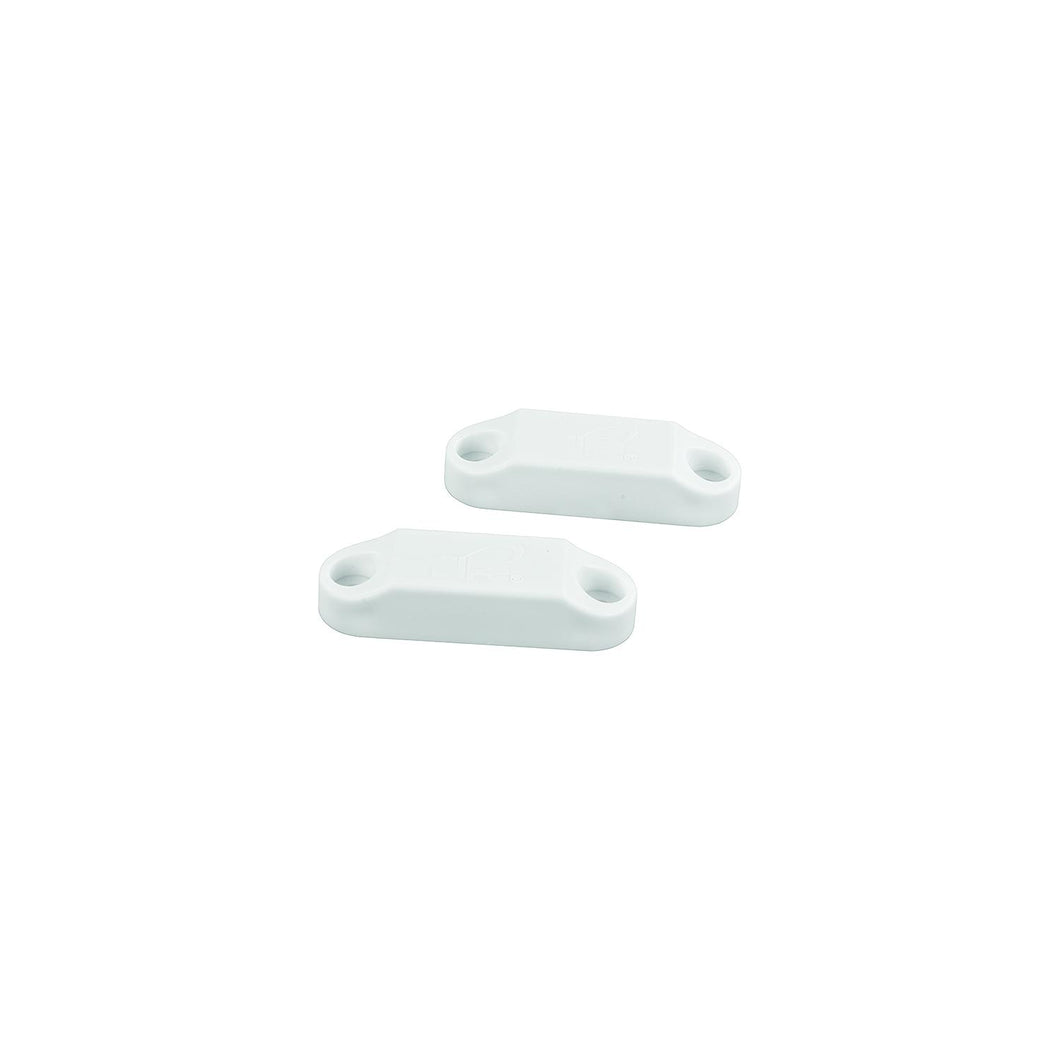 JR Products 0630095 Magnetic Baggage Door Catch, White -Modern Boat Sales & Service