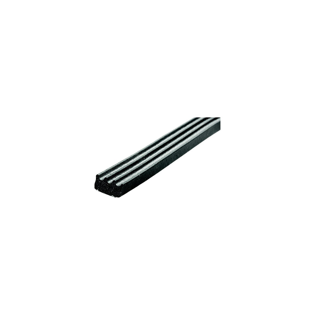 JR Products 0630145 Ribbed Style EPDM Sponge Rubber Seal, 50' -Modern Boat Sales & Service