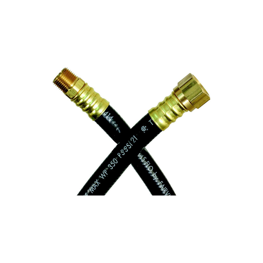 JR Products RV Thermoplastic LP Supply Hose with 1/2
