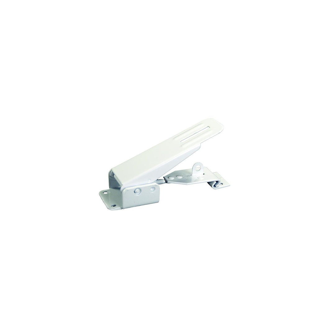 JR Products 10845 Fold Down Camper Latch & Catch, White -Modern Boat Sales & Service