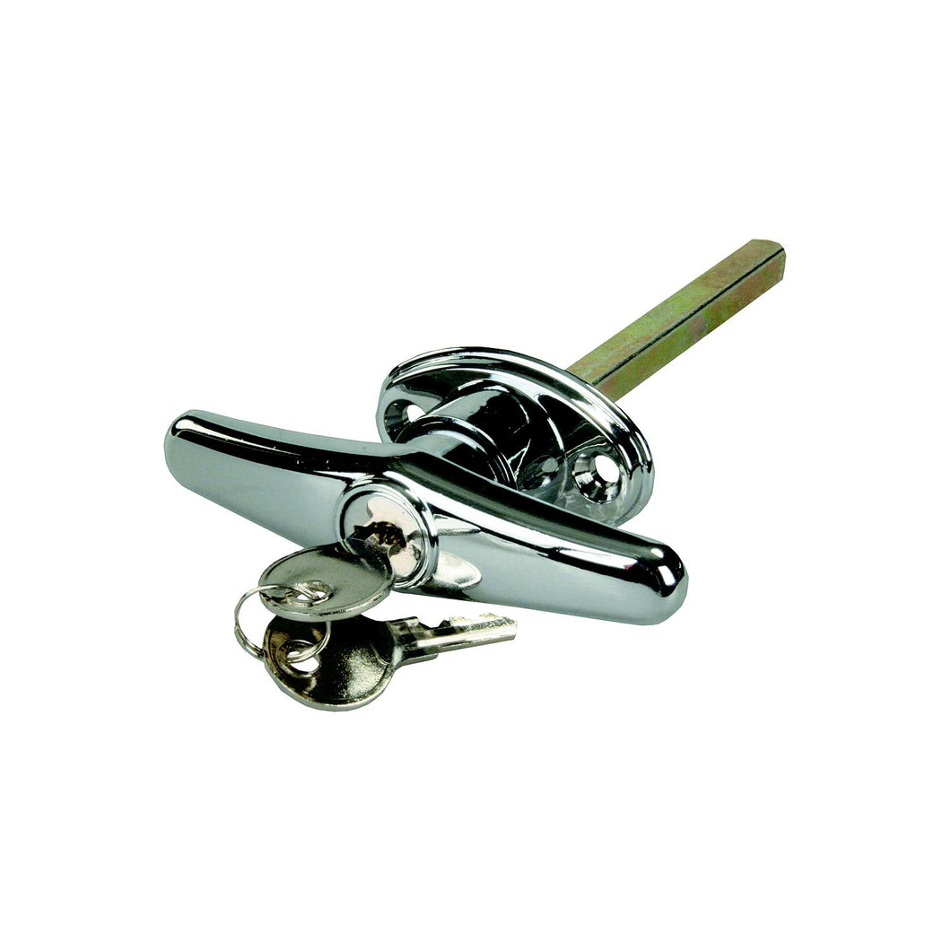 JR Products 10885 Chrome Locking T Handle for Truck Caps, Bed Covers & Tool Boxes -Modern Boat Sales & Service