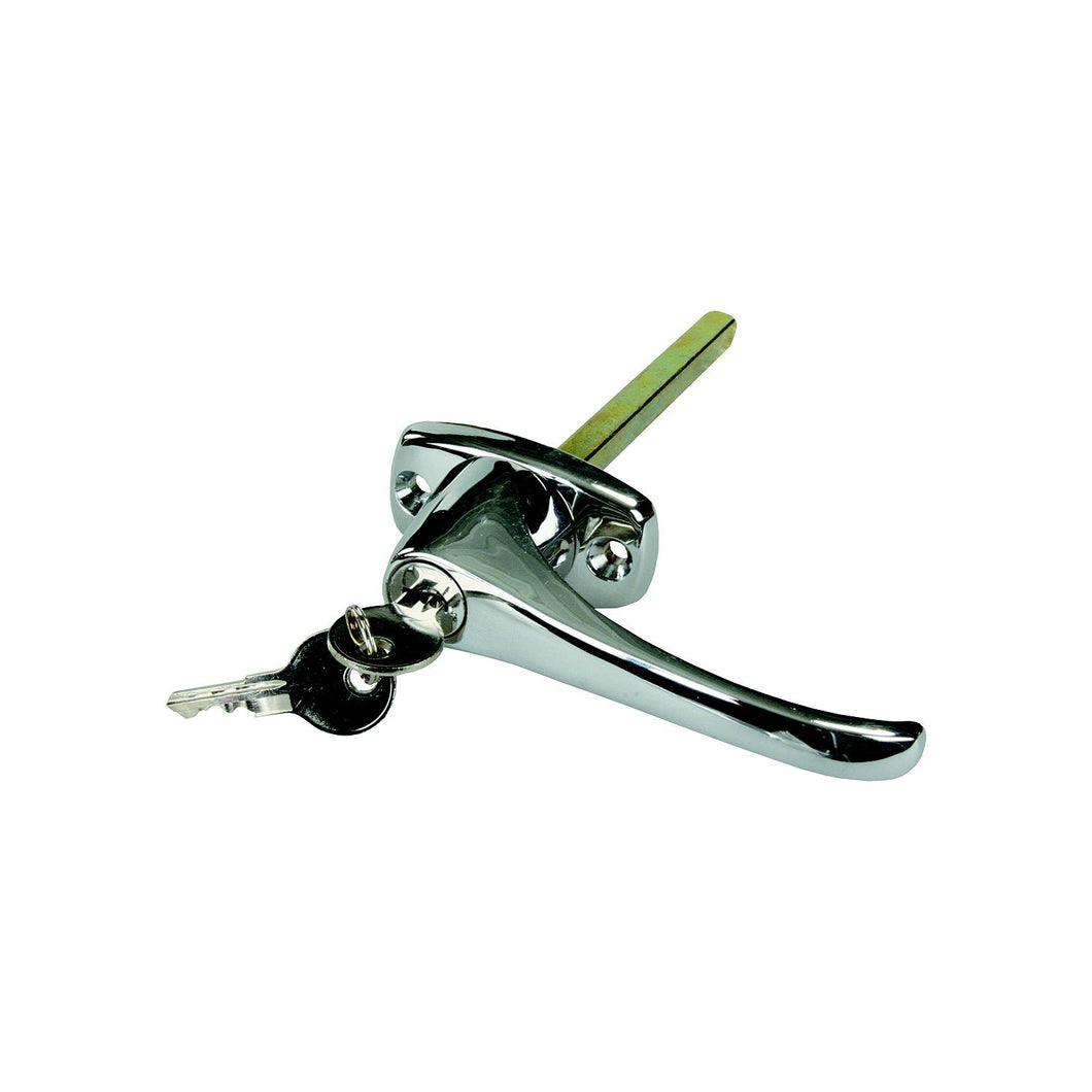 JR Products 10895 Chrome Locking L-Handle for Truck Caps, Bed Covers & Tool Boxes -Modern Boat Sales & Service