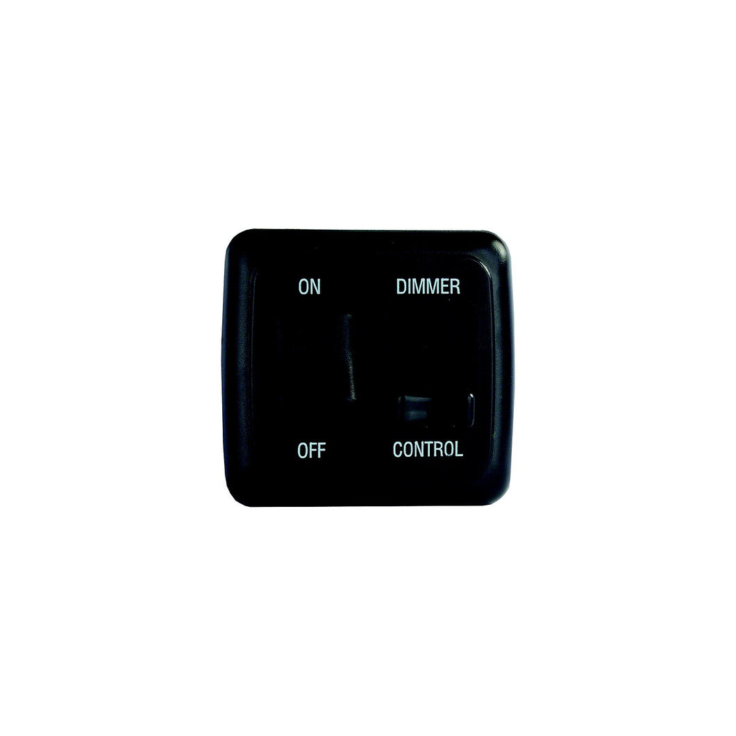 JR Products 12275 Black RV Dimmer/On-Off Rocker Switch with Bezel -Modern Boat Sales & Service