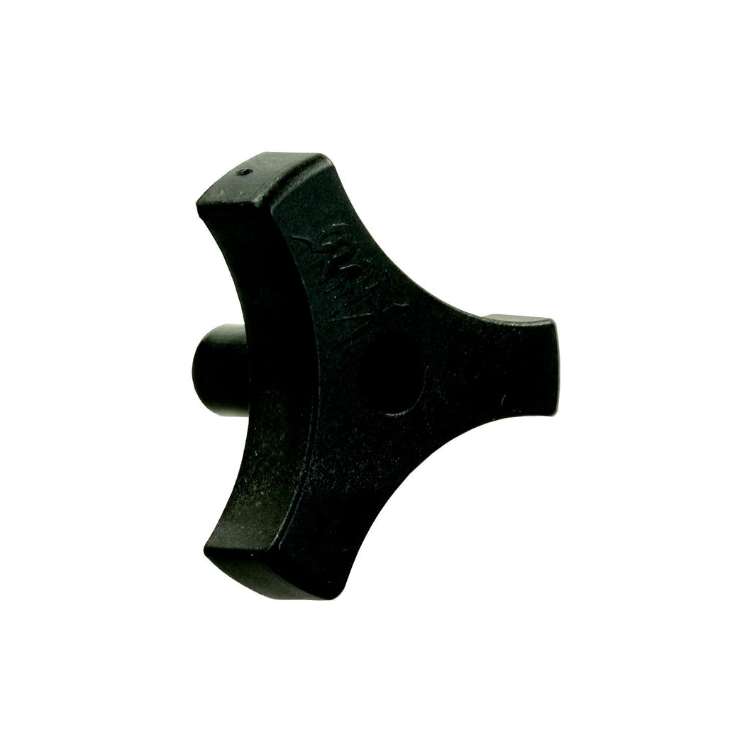 JR Products Tri-Lug Window Knob, Black -Modern Boat Sales & Service