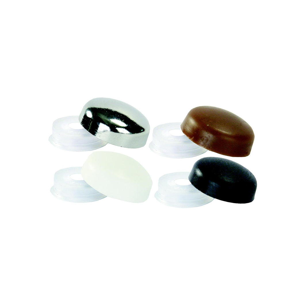 JR Products Screw Covers, White, 14/pk -Modern Boat Sales & Service