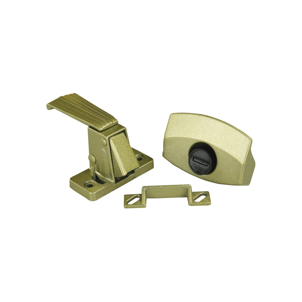 JR Products 20515 Gold Finish Privacy Latch for RV Interior Doors -Modern Boat Sales & Service