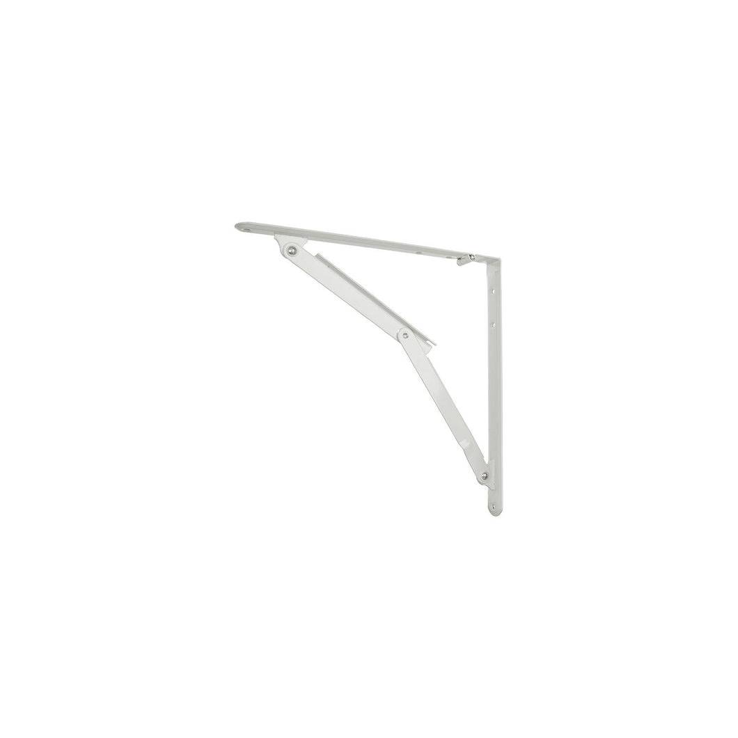 JR Products Folding Shelf Bracket, White -Modern Boat Sales & Service