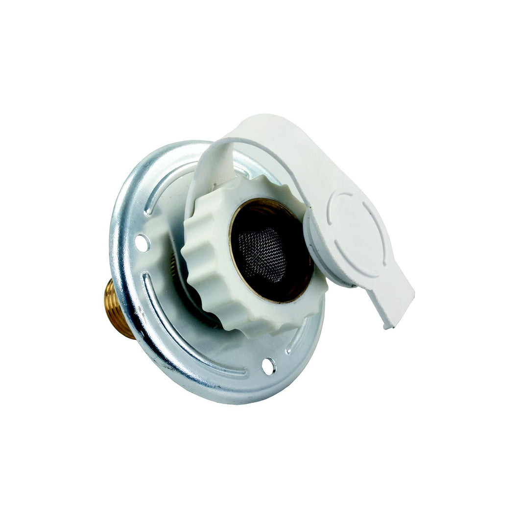 JR Products 62185 Metal RV City Water Flange -Modern Boat Sales & Service