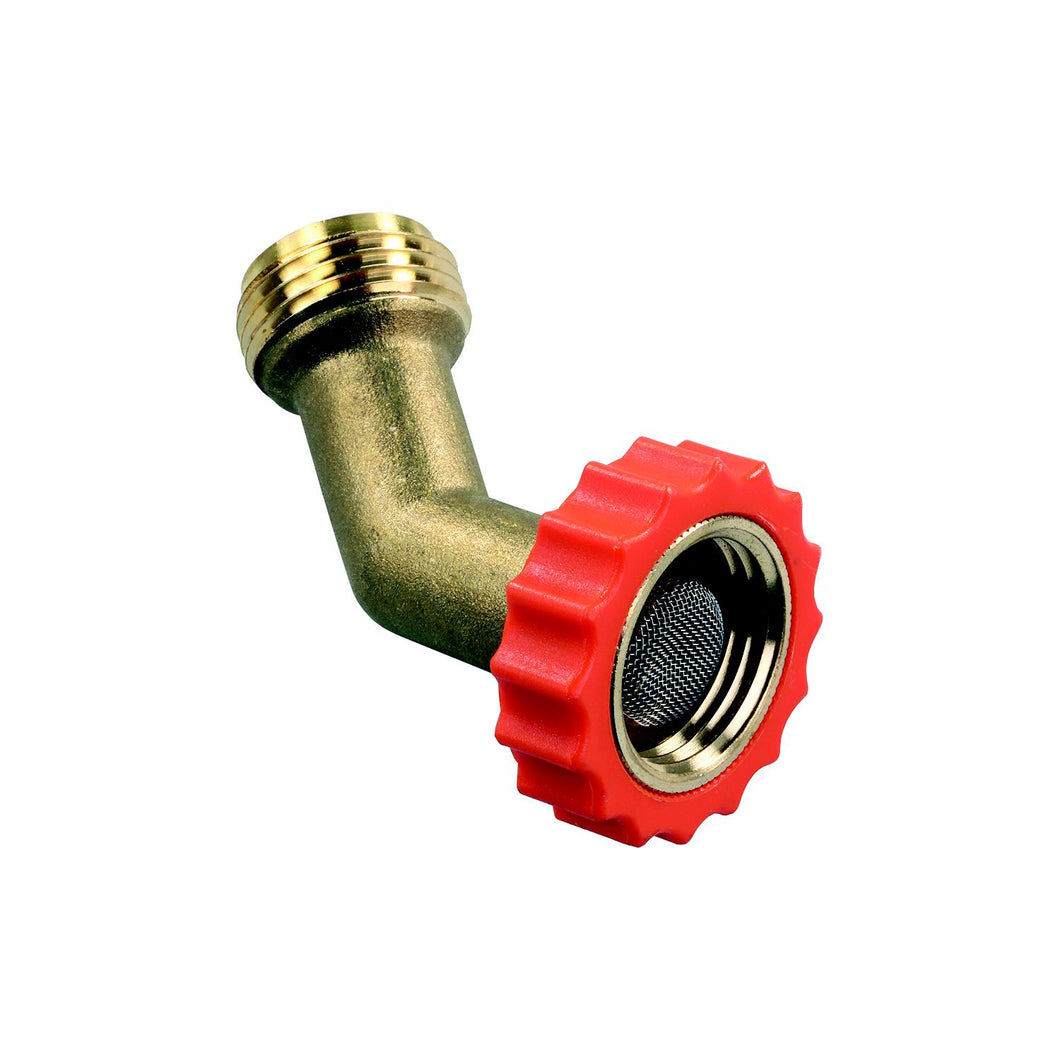 JR Products 62225 Lead Free Brass 45 Degree RV Hose Saver -Modern Boat Sales & Service