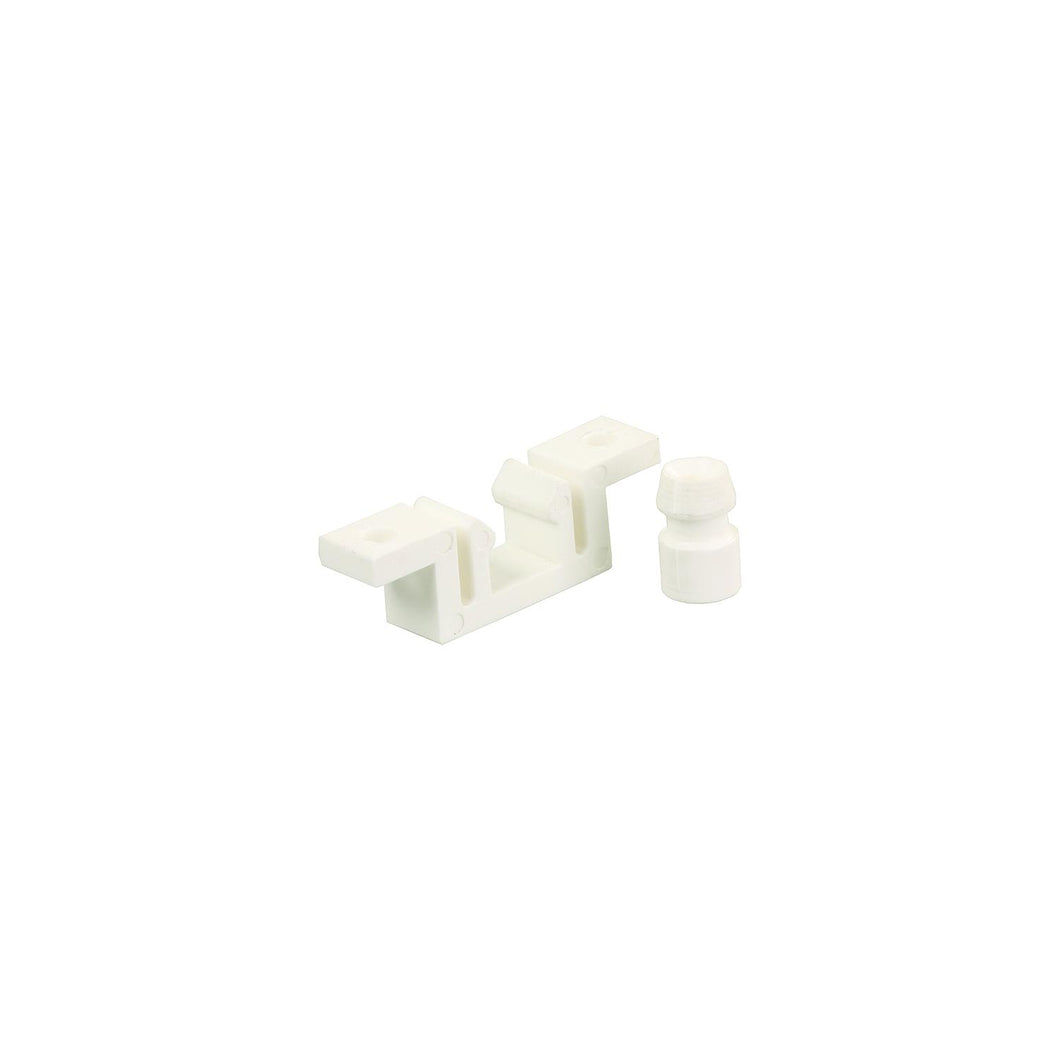 JR Products Closet/Folding Door Latch/Strike, White -Modern Boat Sales & Service