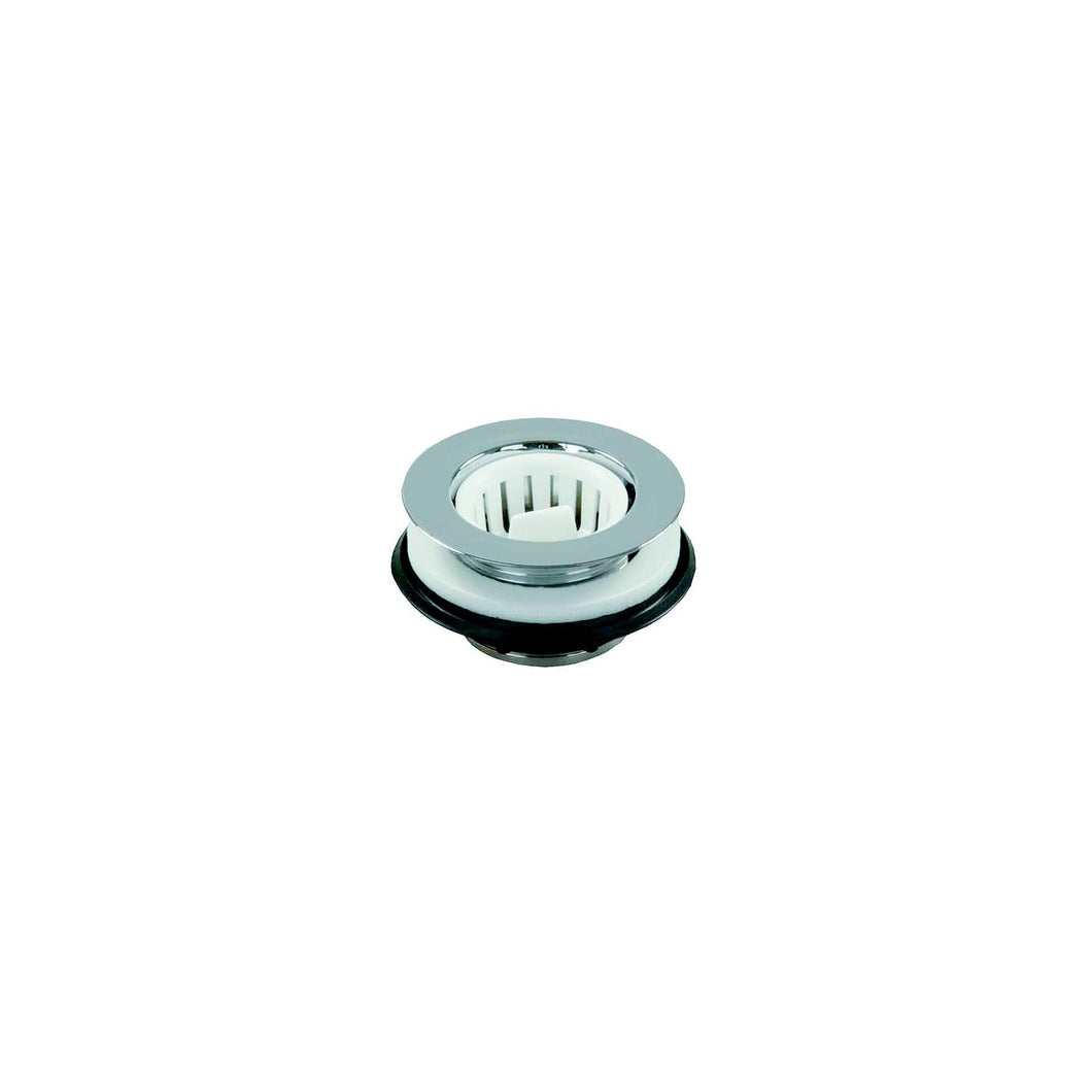 JR Products Strainer w/Threaded Basket, Chrome -Modern Boat Sales & Service