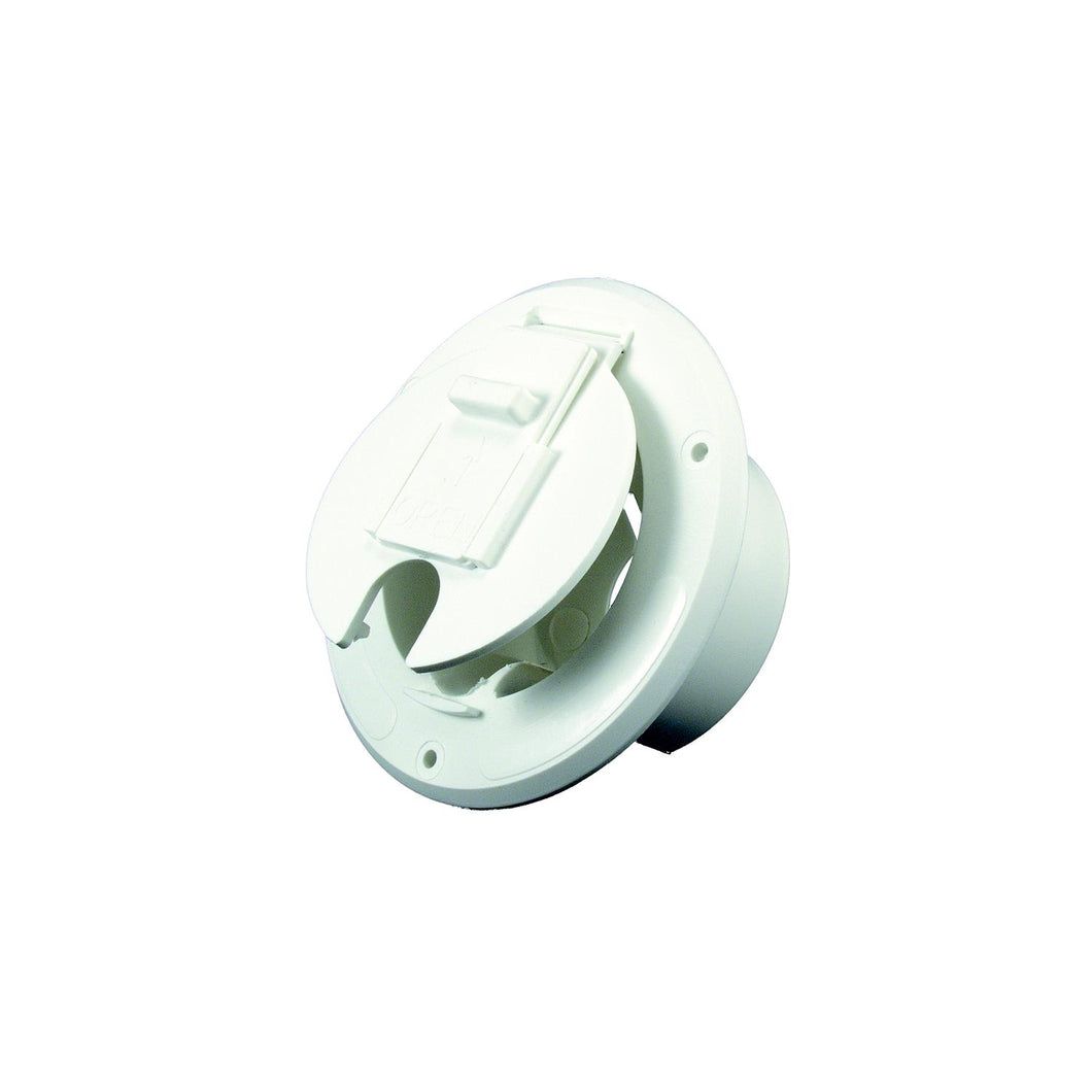 JR Products S2310A Cable Hatch, Round Polar White -Modern Boat Sales & Service