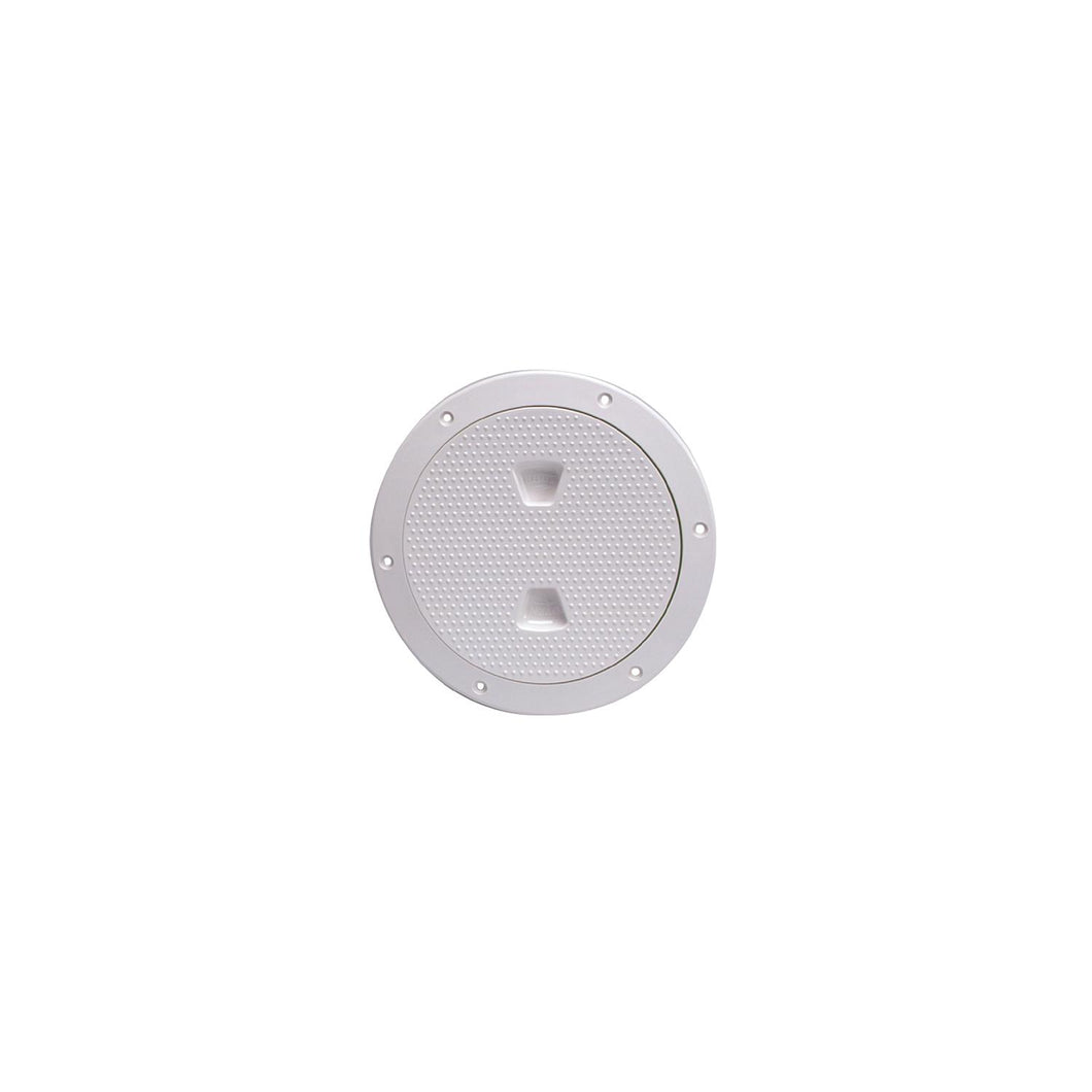 Beckson Screw Out Deck Plate With Standard Trim Ring, Dimple Center Default Title -Modern Boat Sales & Service