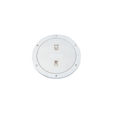 Beckson Screw Out Deck Plate With Standard Trim Ring, Diamond Center Default Title -Modern Boat Sales & Service