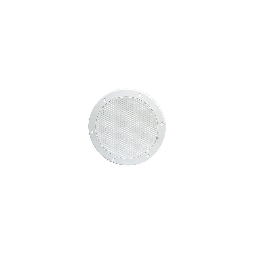 Beckson Pry-Out Deck Plate With Standard Trim Ring, Dimple Center -Modern Boat Sales & Service