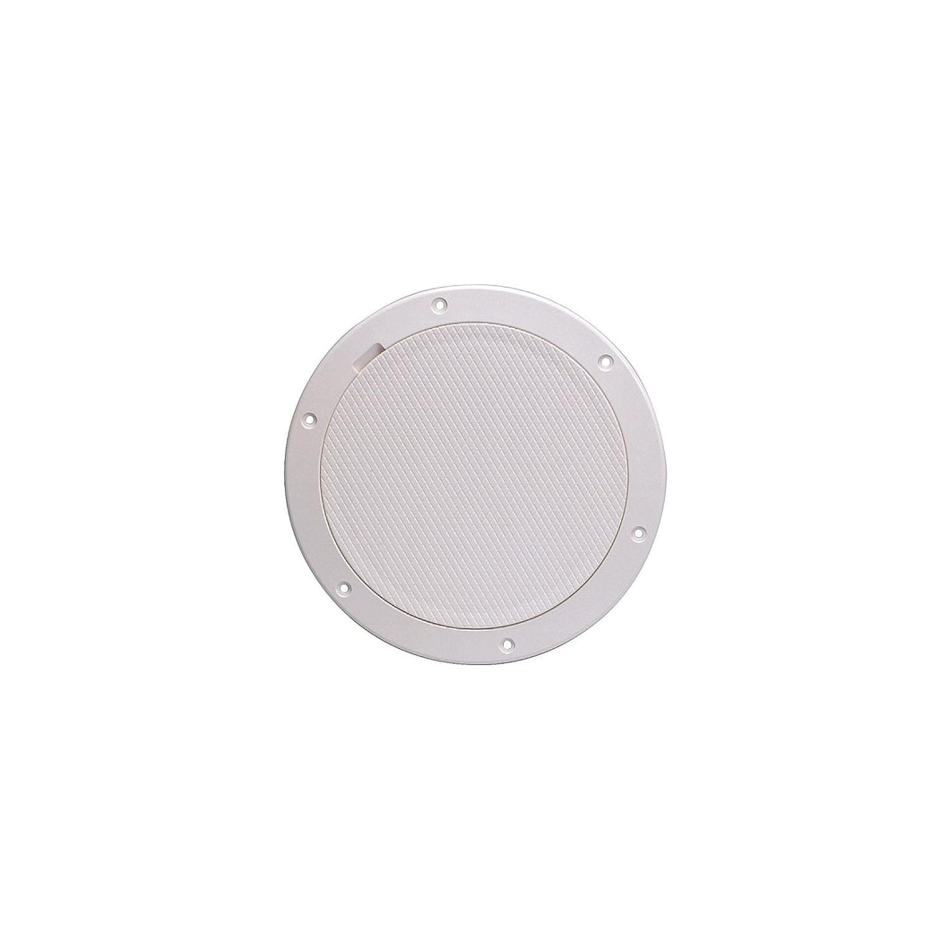 Beckson Pry-Out Deck Plate With Standard Trim Ring, Diamond Center -Modern Boat Sales & Service