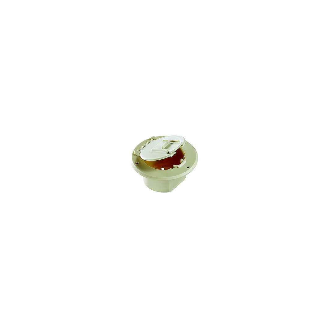 Basic Cable Hatch, Round, Col White -- 4.3