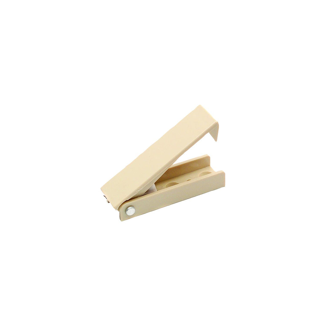 Baggage Door Catch - Col White - squared -Modern Boat Sales & Service