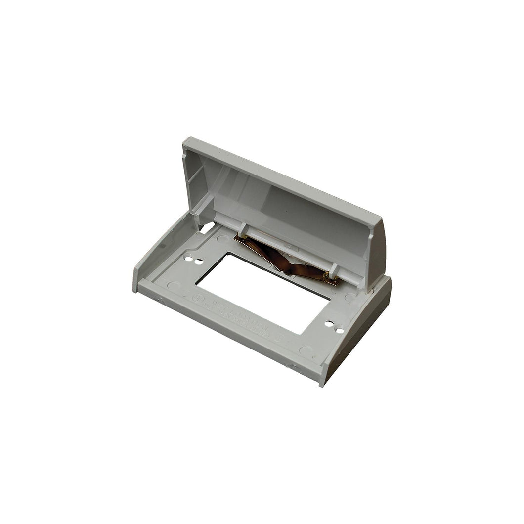 White Weatherproof GFCI Outlet Cover -Modern Boat Sales & Service