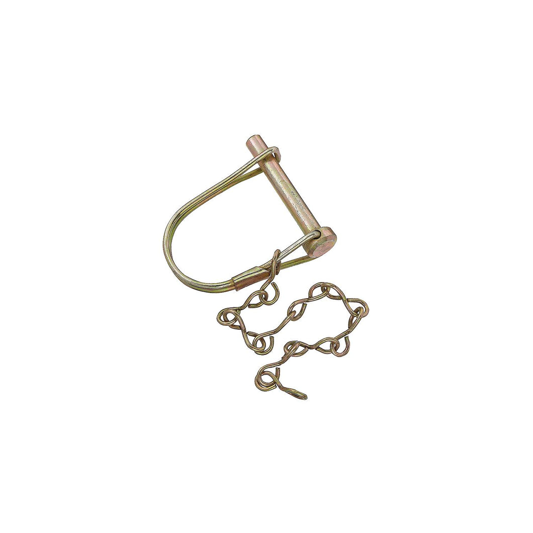 Coupler Lock Pin w/ chain, 1/4
