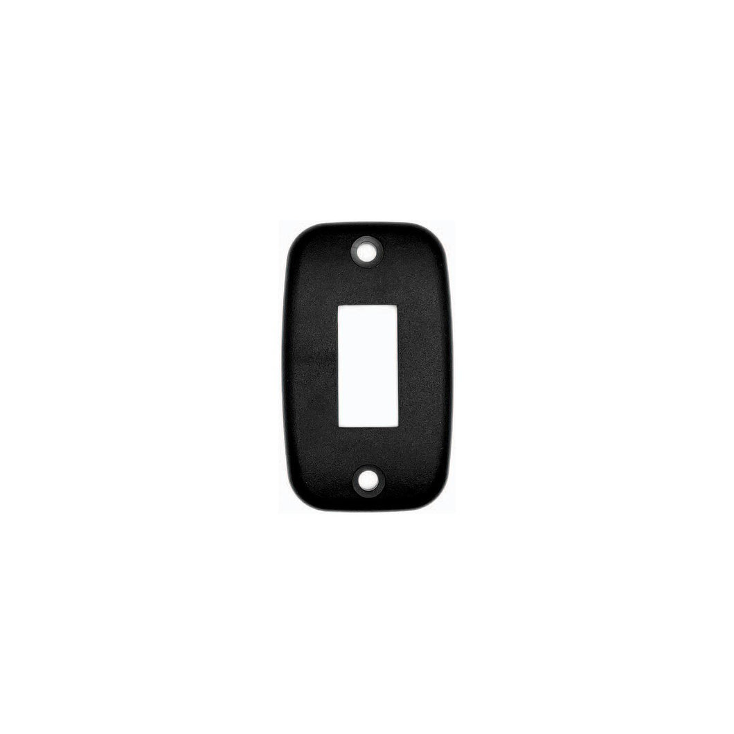Black Single Mounting Plate - Cut-Out .550