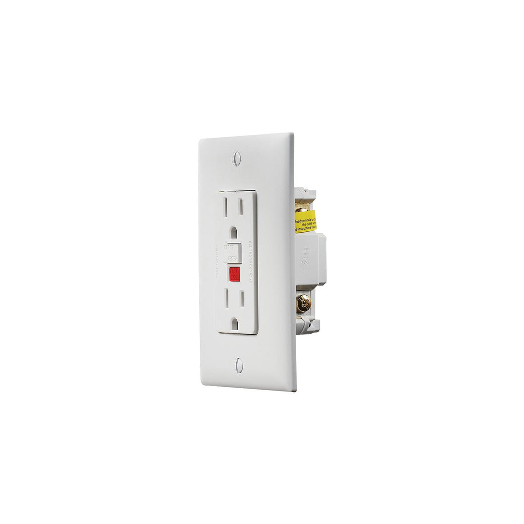 White Dual GFCI Outlet w/Cover-Plate -Modern Boat Sales & Service