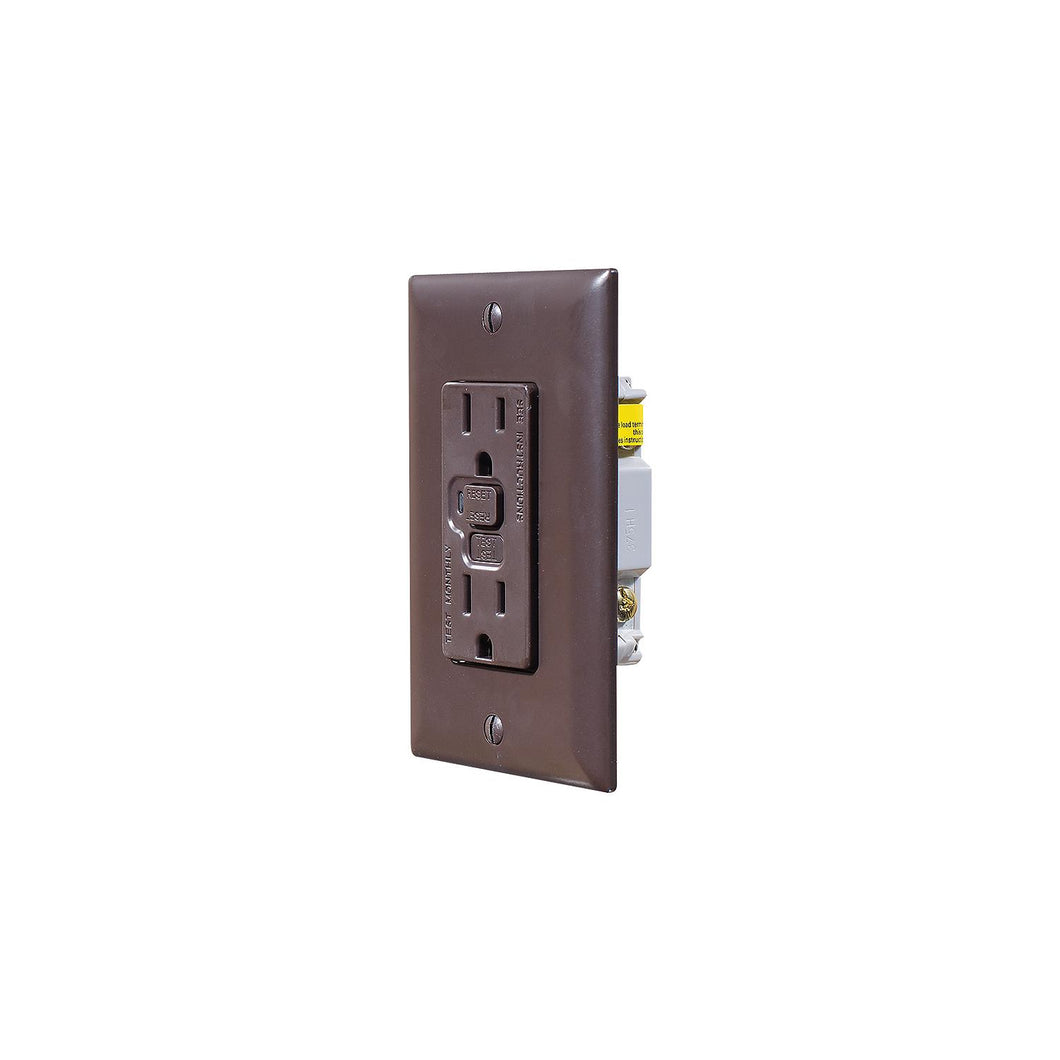 Brown Dual GFCI Outlet w/Cover-Plate -Modern Boat Sales & Service