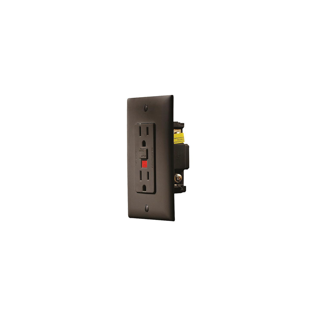 Black Dual GFCI Outlet w/Cover-Plate -Modern Boat Sales & Service
