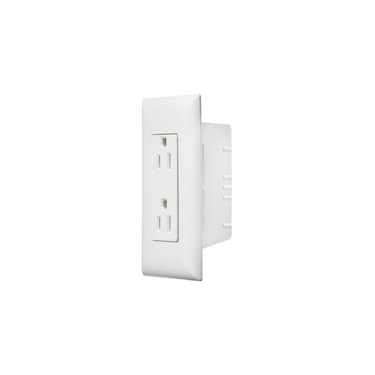 "Self Contained" White Dual Outlet, Speedwire w/Cover-Plate -Modern Boat Sales & Service