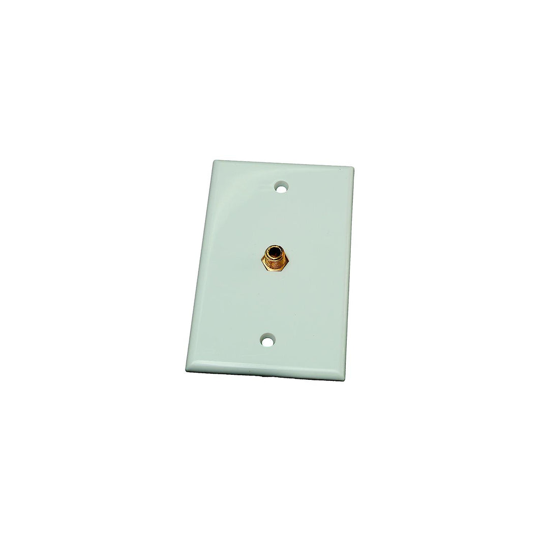 White TV Wall Plate - Interior -Modern Boat Sales & Service