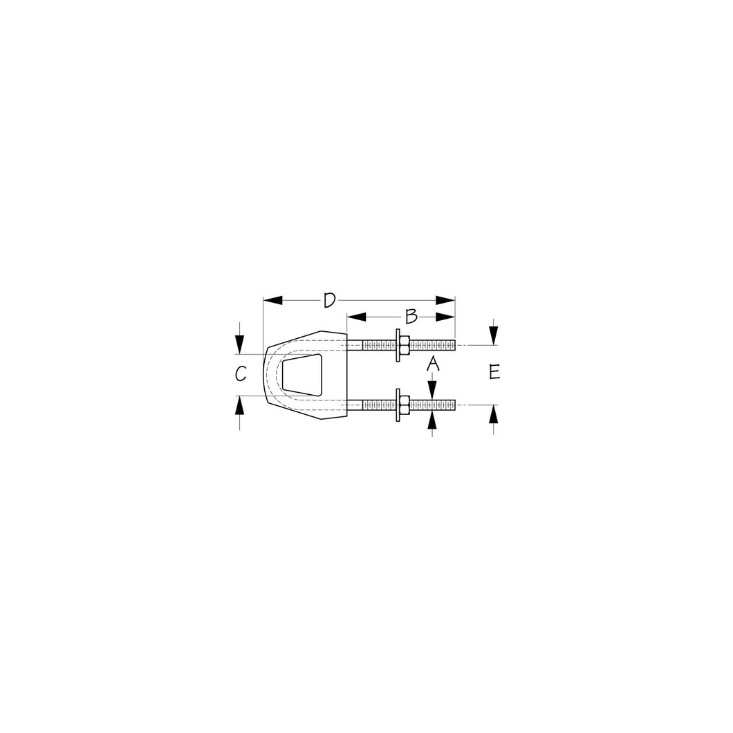 Twin Shank Bow Eye Default Title -Modern Boat Sales & Service