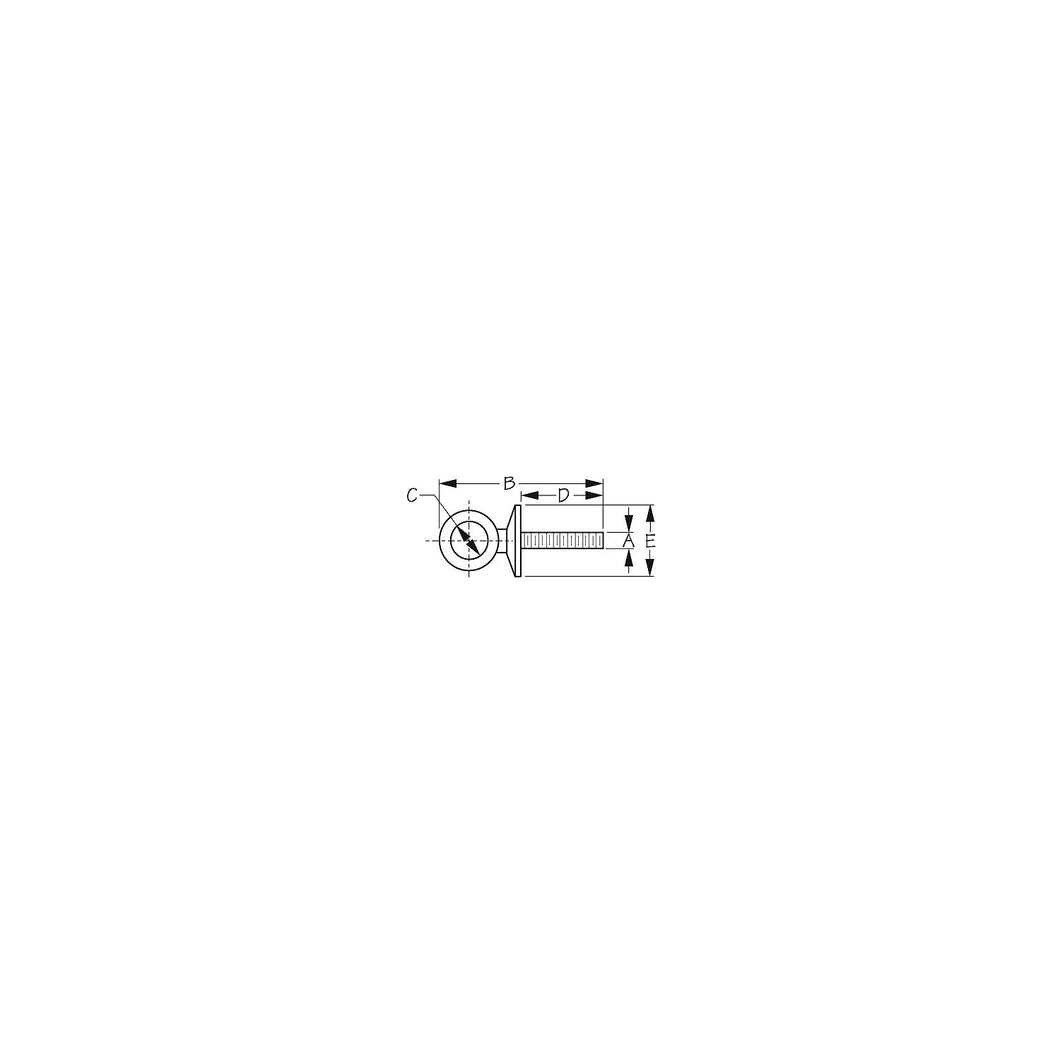 Sea-Dog 080499 Eye Bolt w/Shoulder, 5/8