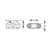 Fairlead 5/8" Nylon -Modern Boat Sales & Service