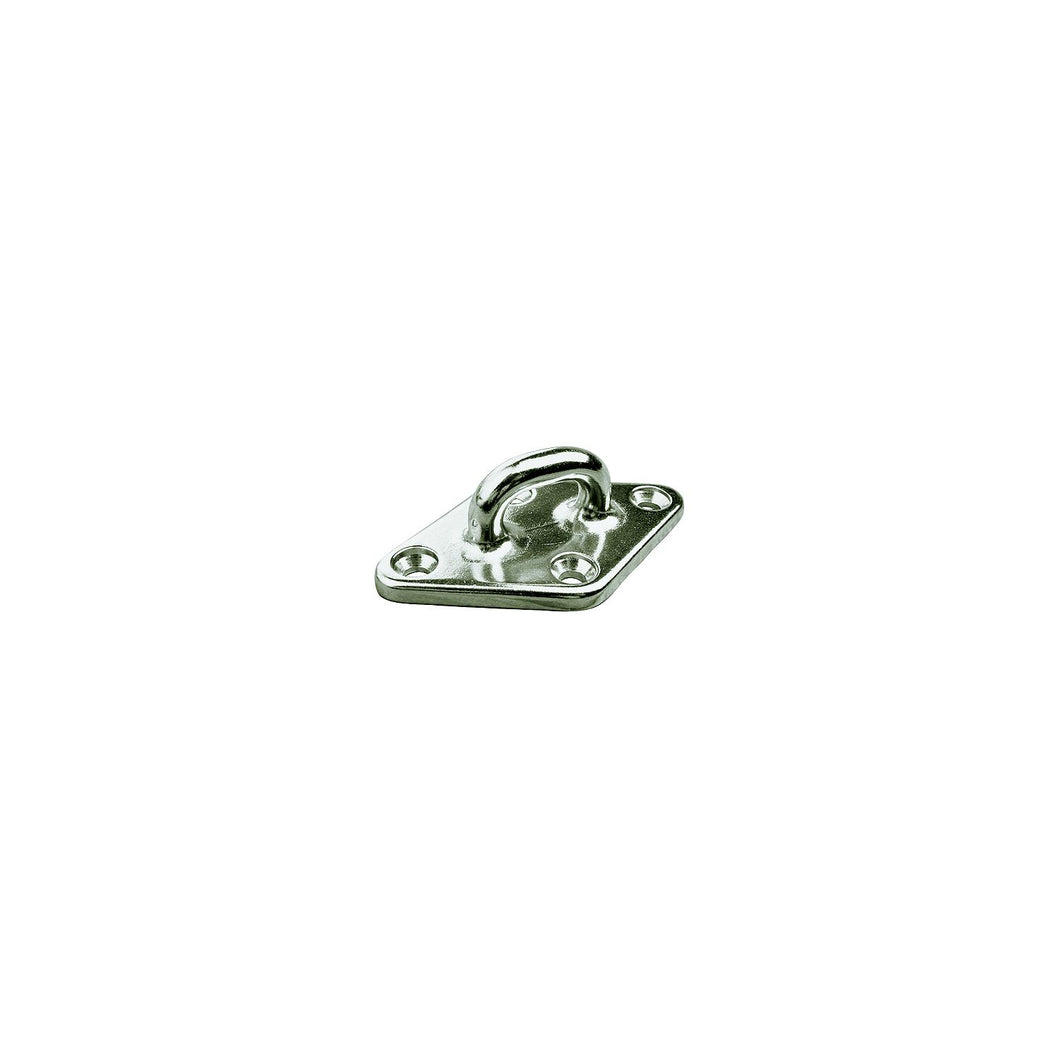 Stainless Diamond Eye Plate-3 Default Title -Modern Boat Sales & Service