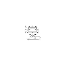 Sea-Dog 0897011 Oblong Pad Eye 2-1/8" Stainless -Modern Boat Sales & Service