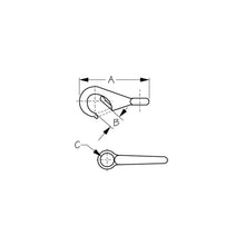 Seadog 1461221 Fast Eye Boat Snap, Stainless, Size 2 -Modern Boat Sales & Service