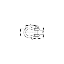 Sea-Dog 147228 Stainless Captive Bow Shackle, 5/16", Bulk -Modern Boat Sales & Service