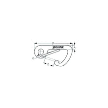 SeaDog 155500 Spring Gate 4" Asymmetrical Snap Hook Default Title -Modern Boat Sales & Service