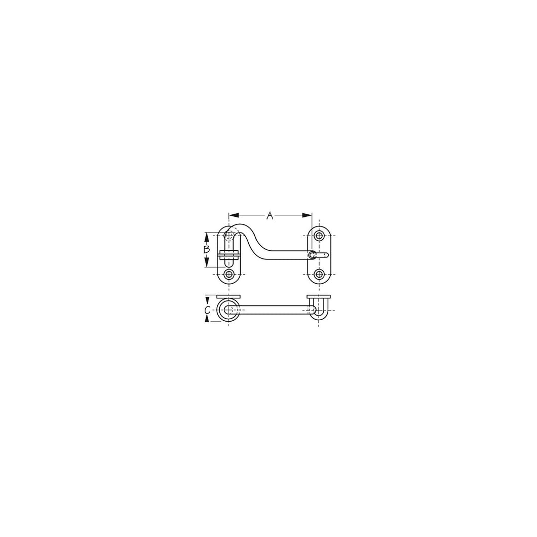 Door Hook SS Default Title -Modern Boat Sales & Service