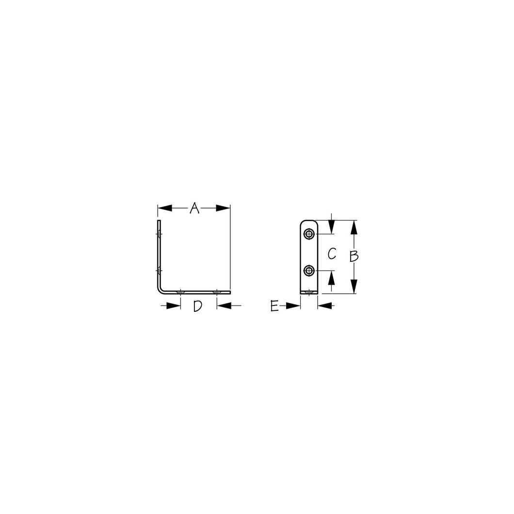 90A Angle Brackets, Pr. Default Title -Modern Boat Sales & Service