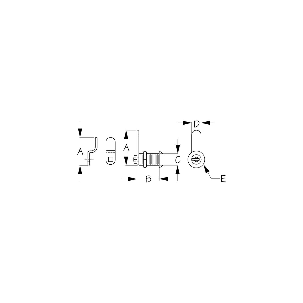 Stainless Cam Lock Default Title -Modern Boat Sales & Service